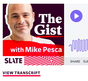 Dan Weissmann on The Gist with Mike Pesca