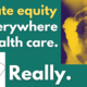 \graphic that reads "Private equity is everywhere. Really." Photographs on green background include a scan of a human abdomen and a calendar with the word 'colonoscopy' inscribed.\