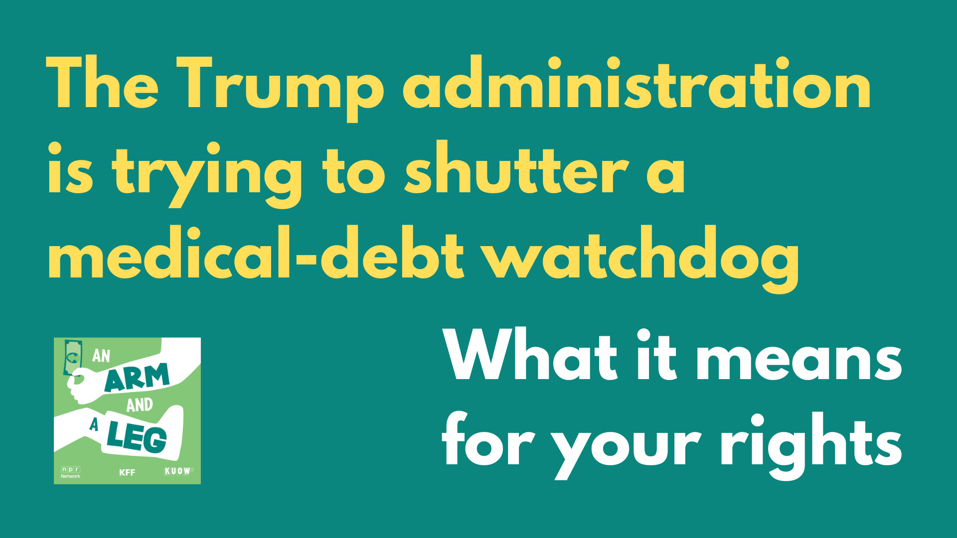 Thumbnail for A medical-debt watchdog gets sidelined by the new administration