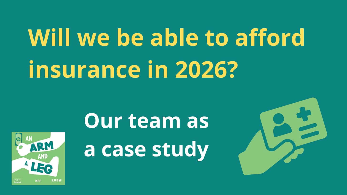 green background that reads "will we be able to afford insurance in 2026"